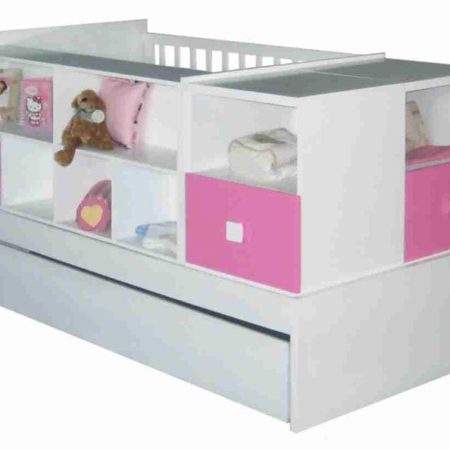 Cama Cuna Juguetero Bebin Nápoles-MUEBLERIA GOT MUEBLES MONTERREY