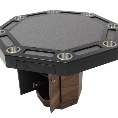Mesa de Juego Hexagonal Bicolor Kontempo 8-MUEBLERIA GOT MUEBLES MONTERREY