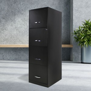 Archivero Metálico Negro Senz Preteli