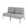 Sofá Doble para Exterior Quentin (sin descansabrazos)