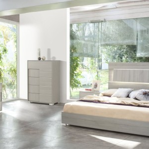 Cómoda gris moderna italiana Modrest Ethan