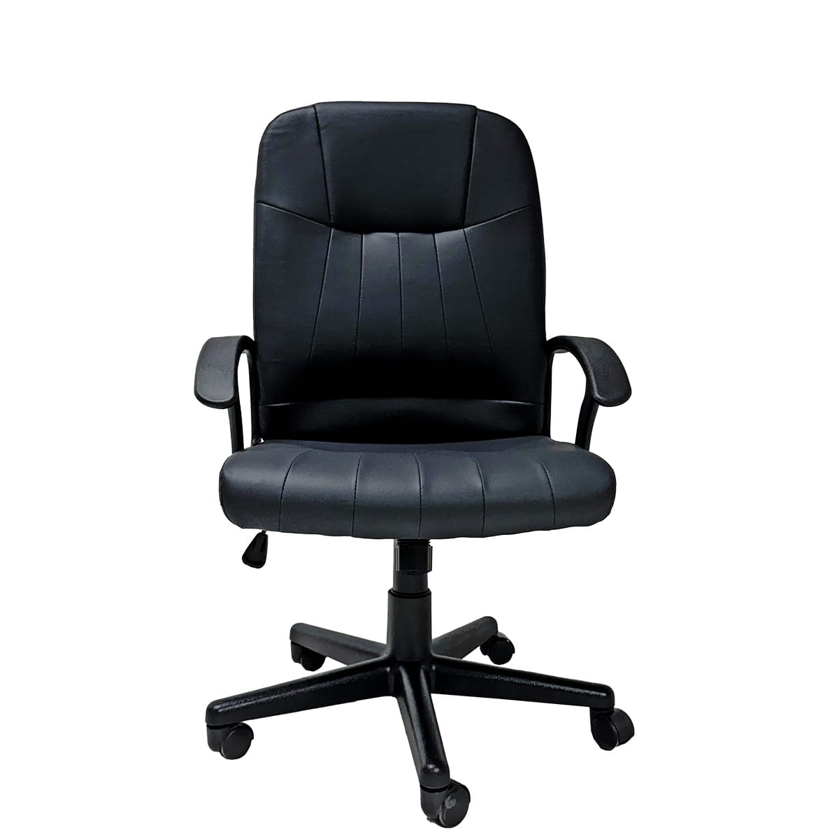 Sillon Semi Ejecutivo Alfa Vinipiel Color Negro - Image 7