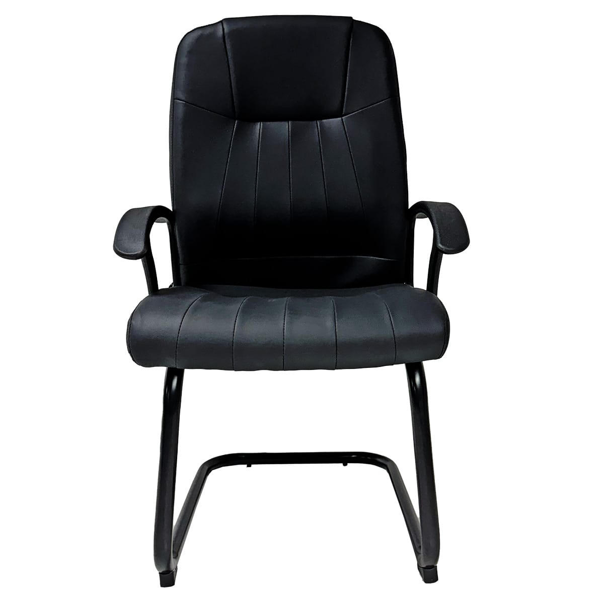 Sillón Visita Alfa Vinipiel Color Negro - Image 8