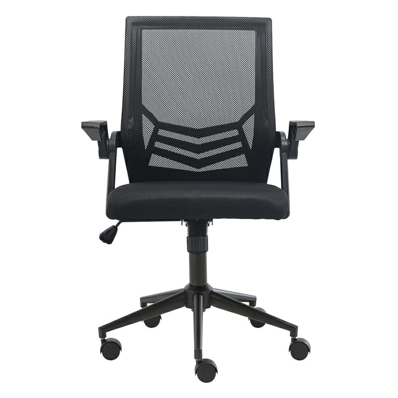 Silla Operativa Nitro Con Brazos Abatibles Mesh y asiento Negro - Image 4