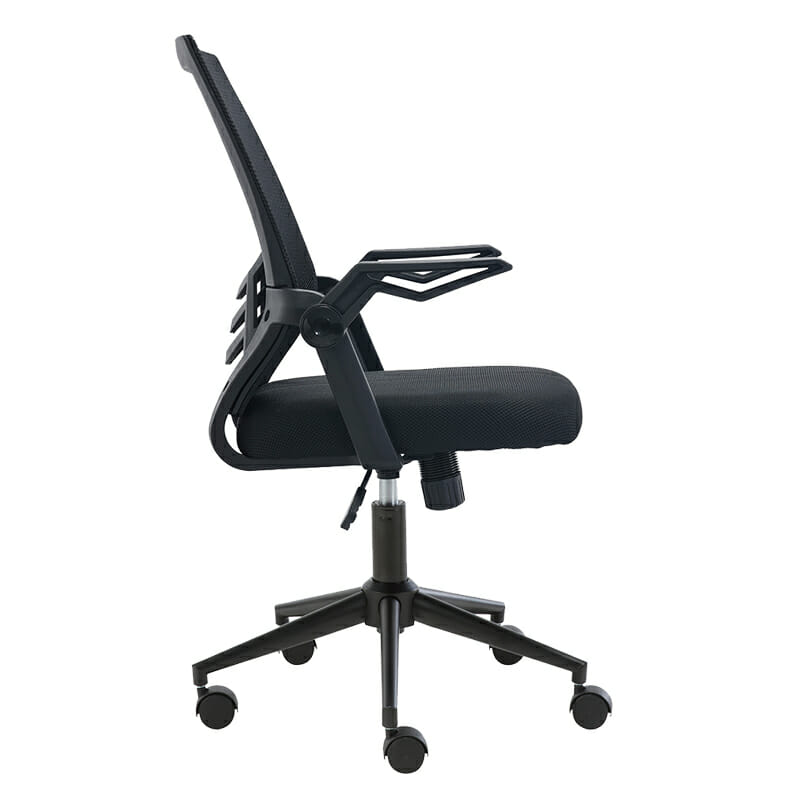 Silla Operativa Nitro Con Brazos Abatibles Mesh y asiento Negro - Image 3
