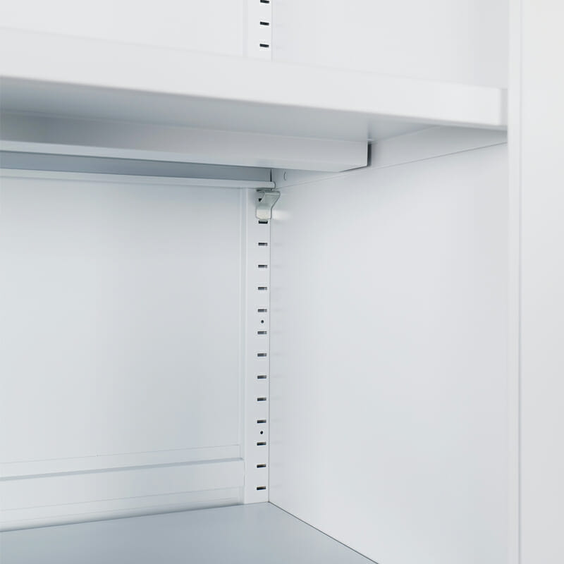 Gabinete con Puertas de Vidrio 1.80 MC Blanco Desarmado - Image 3