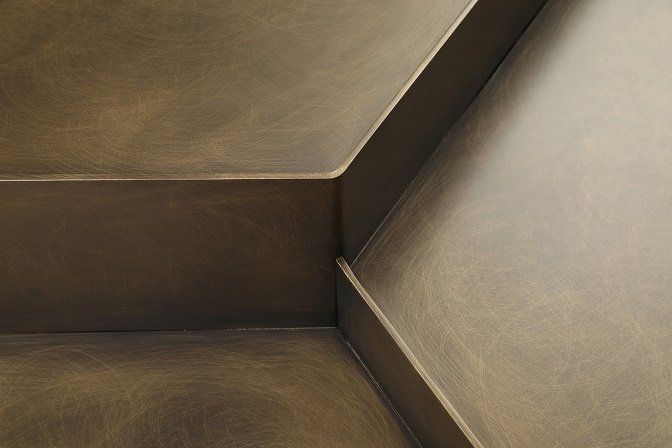 Modrest Kyuss - Mesa de centro moderna de latón antiguo - Image 2