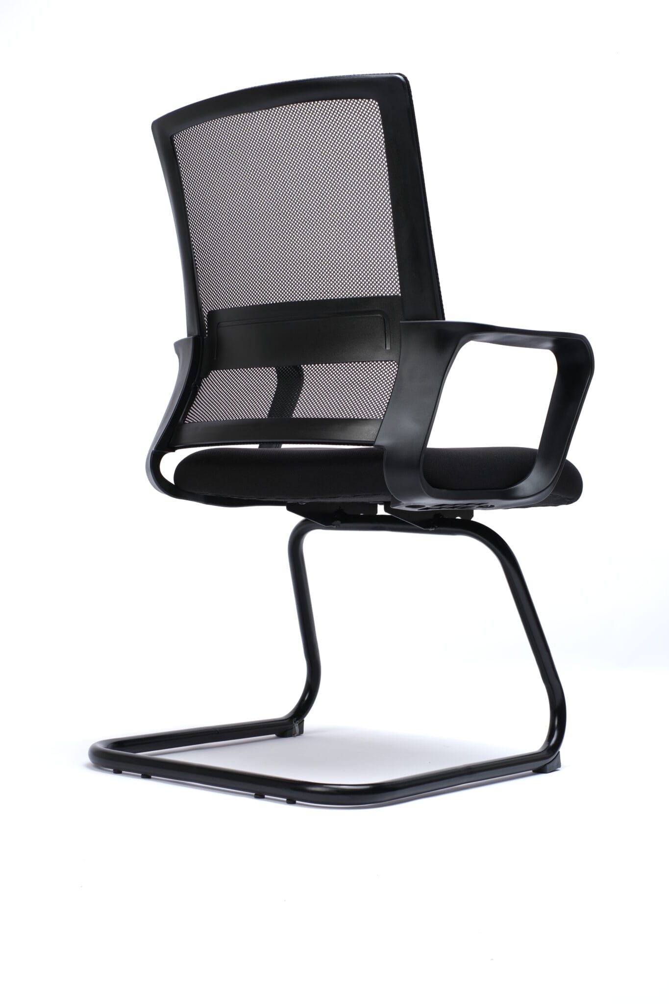 Silla visita Trineo Respaldo Mesh Asiento Negro - Image 4