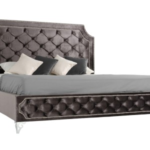 Recámara de transición de tela capitoné Leilah