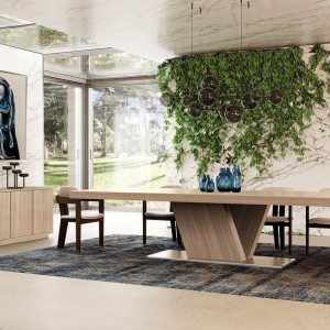 Nova Domus Victoria - Buffet italiano moderno de nogal Caracalla