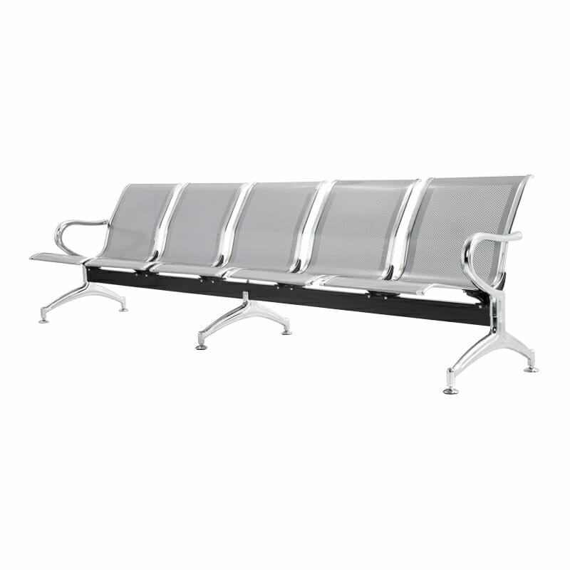 Banca Airport 5 Plazas Silver Grey SJ825