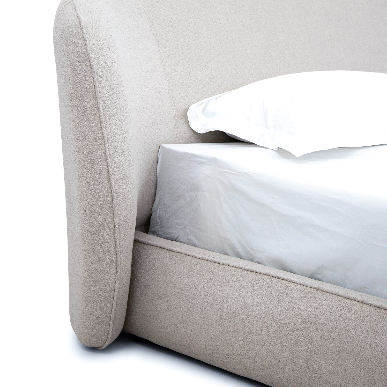 Modrest Lambert - Recámara moderna tapizada en tela beige - Image 3