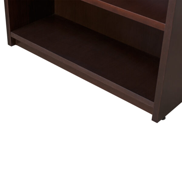 Librero Abierto de Piso Filo 97x35x1.77 Chapa Walnut - Image 4