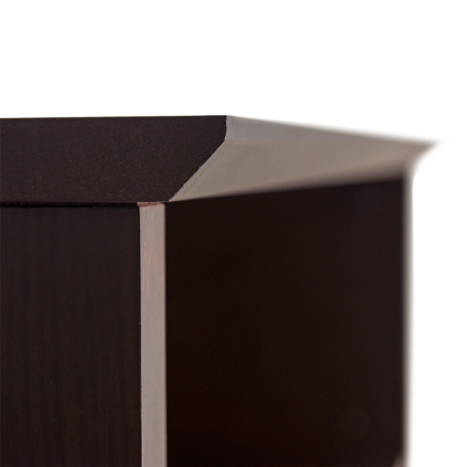 Librero Abierto de Piso Filo 97x35x1.77 Chapa Walnut - Image 6