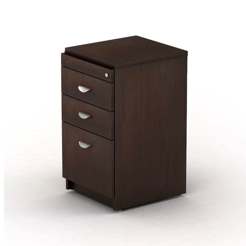 Pedestal 2P1A para Credenza Filo 39x47x70 Chapa Walnut
