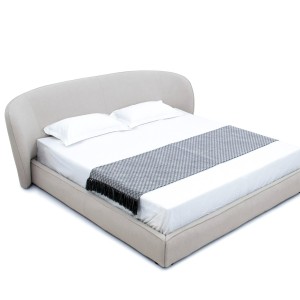 Modrest Lambert - Recámara moderna tapizada en tela beige