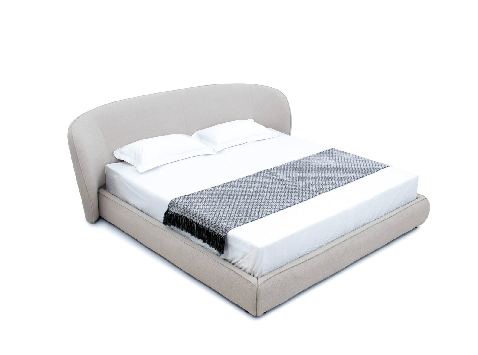 Modrest Lambert - Recámara moderna tapizada en tela beige