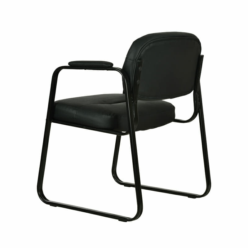 Silla Visita Piel Negro VL653SB11 - Image 2