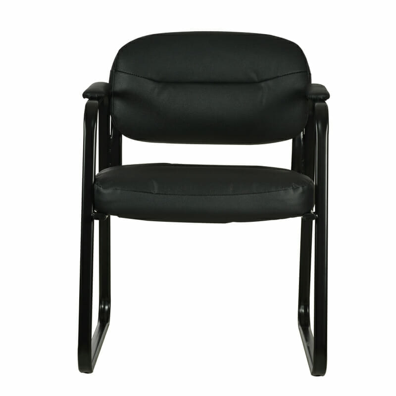 Silla Visita Piel Negro VL653SB11 - Image 4