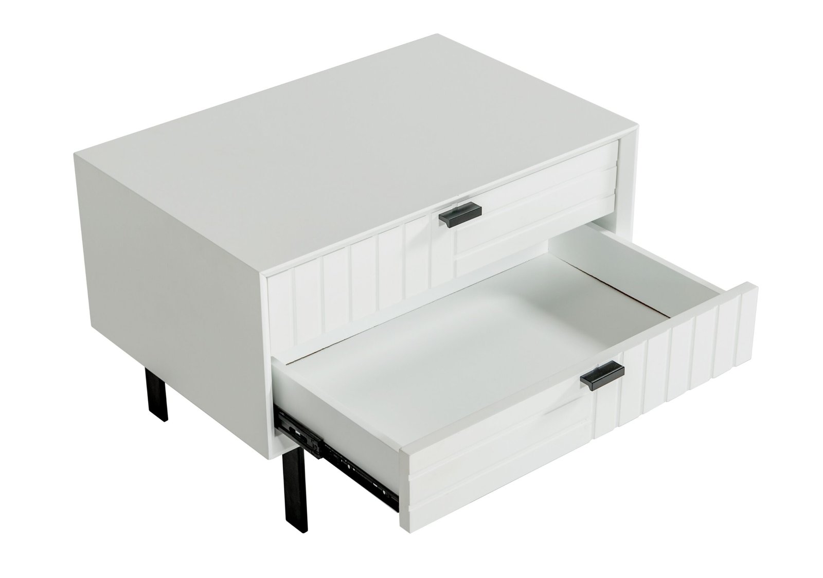 Mesita de noche blanca contemporánea Nova Domus Valencia - Image 3