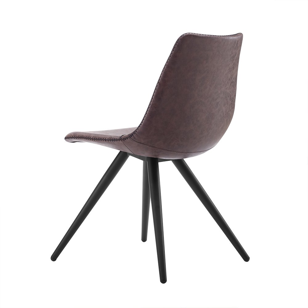 Modrest Condor - Silla de comedor moderna en color marrón (juego de 2) - Image 2
