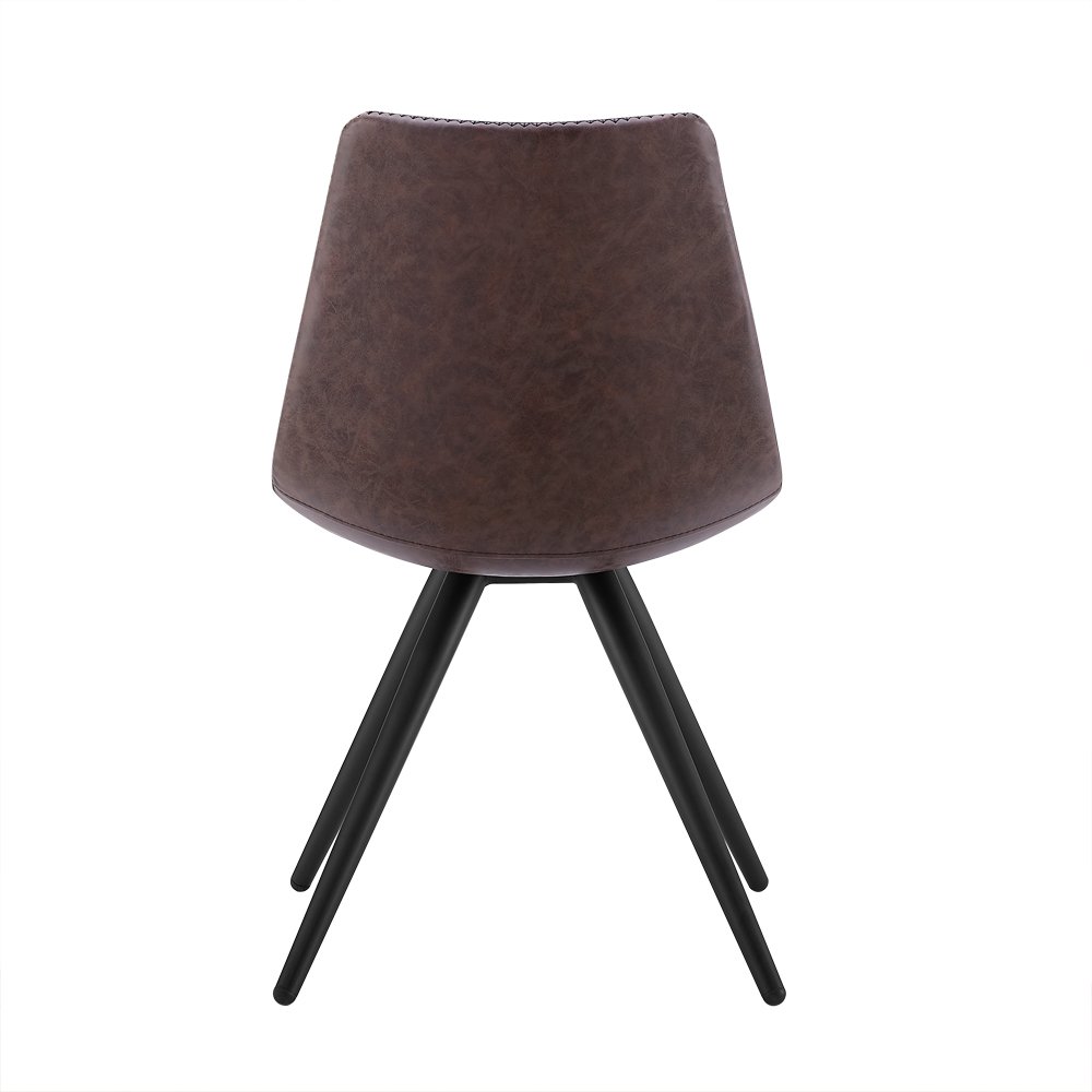 Modrest Condor - Silla de comedor moderna en color marrón (juego de 2) - Image 3