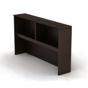 Librero Sobre Credenza Filo sin Puertas 181x35x105 Chapa Walnut