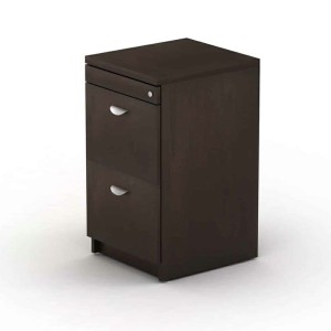 Pedestal 2A para Credenza Filo 39x47x70 Chapa Walnut