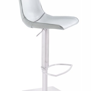 Modrest Manning - Taburete de bar blanco moderno