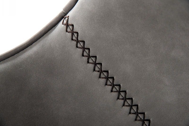 Modrest Jane - Taburete de mostrador moderno en gris y negro (juego de 2) - Image 5