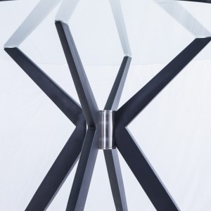 Modrest Dallas - Mesa de comedor moderna en negro