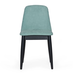 Modrest Lomeli - Silla de comedor moderna azul (juego de 2)