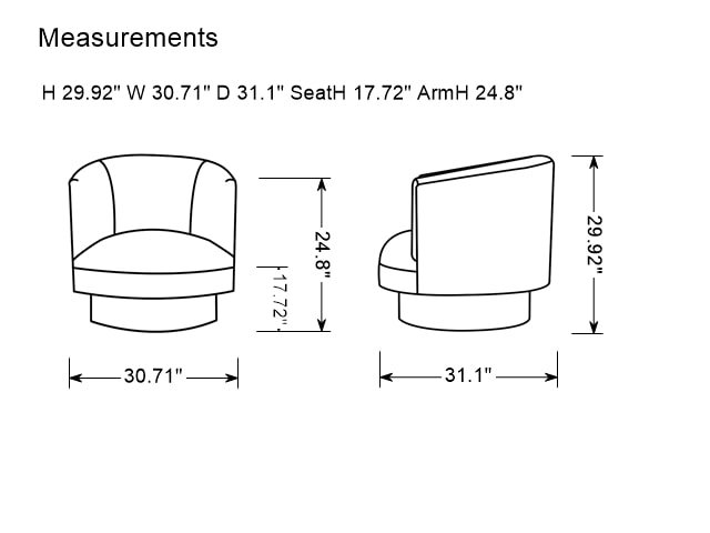 Divani Casa Basalt - Silla decorativa moderna de tela negra - Image 5