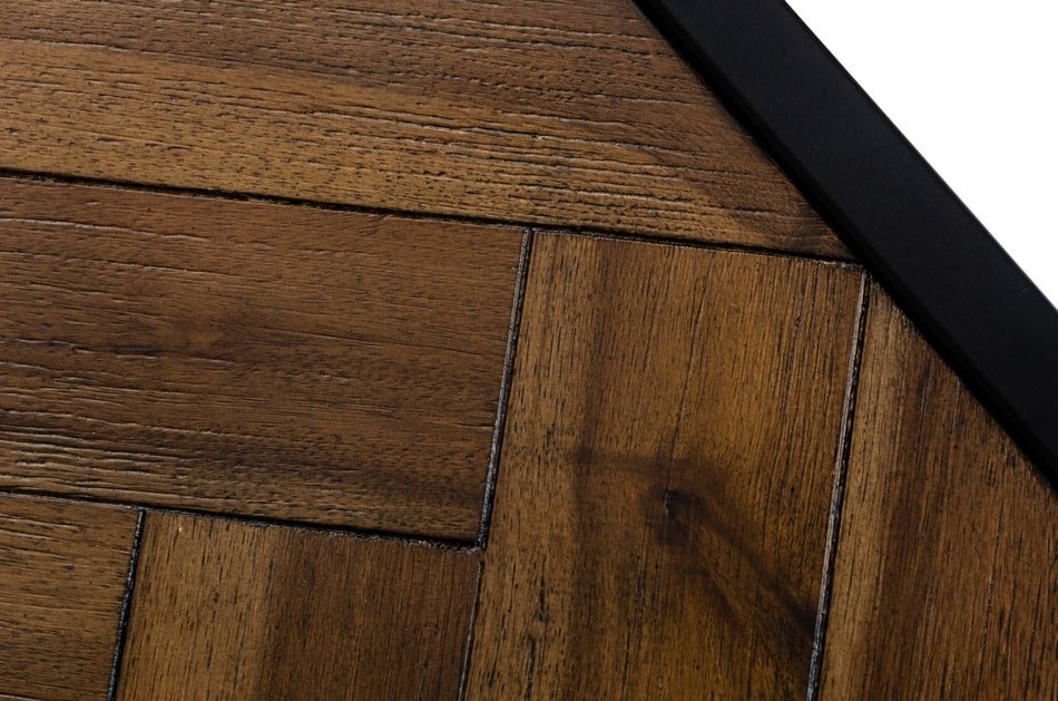 Modrest Pasada - Mesa auxiliar industrial de acacia marrón - Image 3