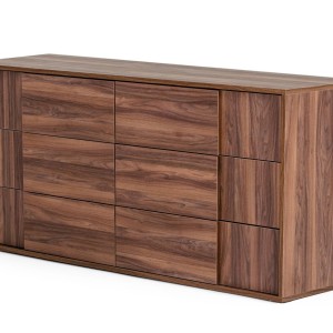 Nova Domus Asus - Cómoda italiana moderna de nogal