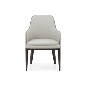 Modrest Maxwell - Silla de comedor Glam beige y gris