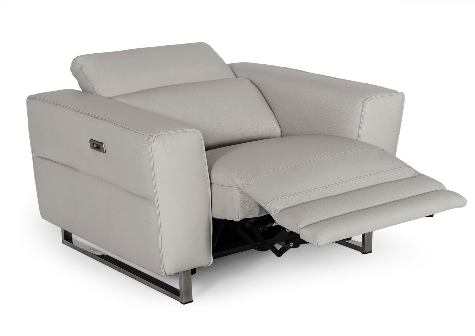 Accenti Italia Lucca - Sillón italiano moderno gris con sillón reclinable eléctrico - Image 2