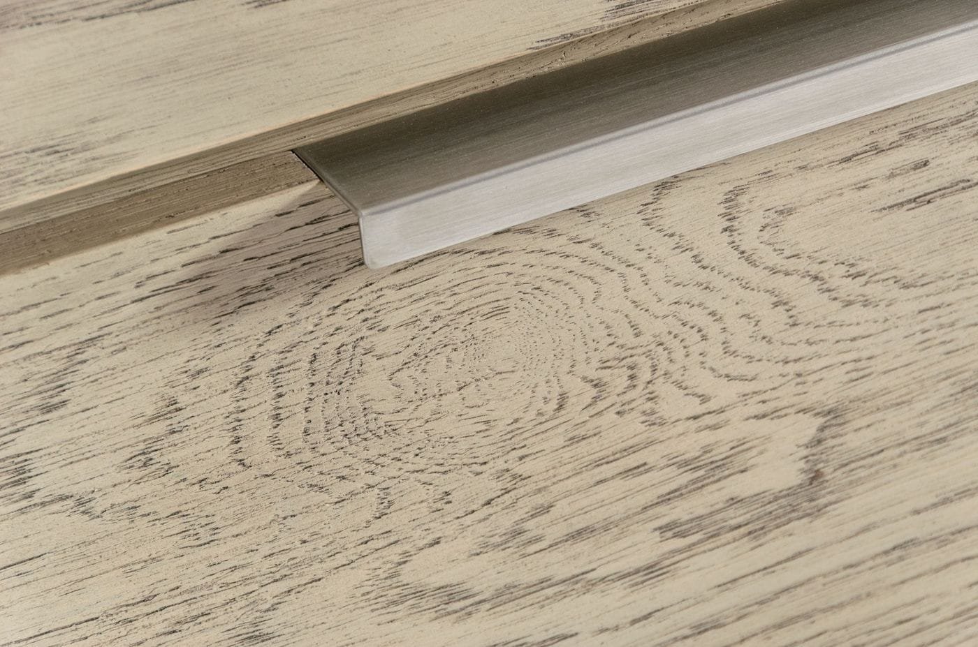 Modrest Samson - Cómoda contemporánea gris y plateada - Image 3