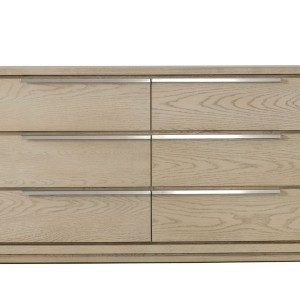 Modrest Samson - Cómoda contemporánea gris y plateada