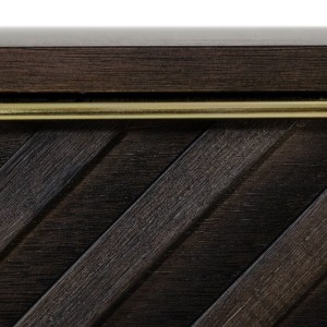 Cómoda Modrest Daisy Mid-Century de acacia oscura