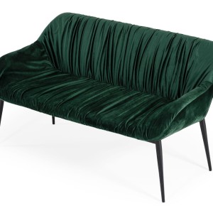Modrest Katrina - Banco moderno de tela verde