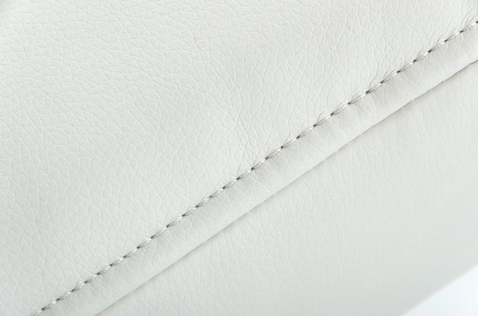 Modrest Xane - Banco contemporáneo de acero inoxidable cepillado y blanco - Image 5