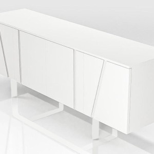 Modrest Mario - Buffet moderno de chapa blanca