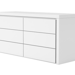 Modrest Adan - Cómoda blanca moderna