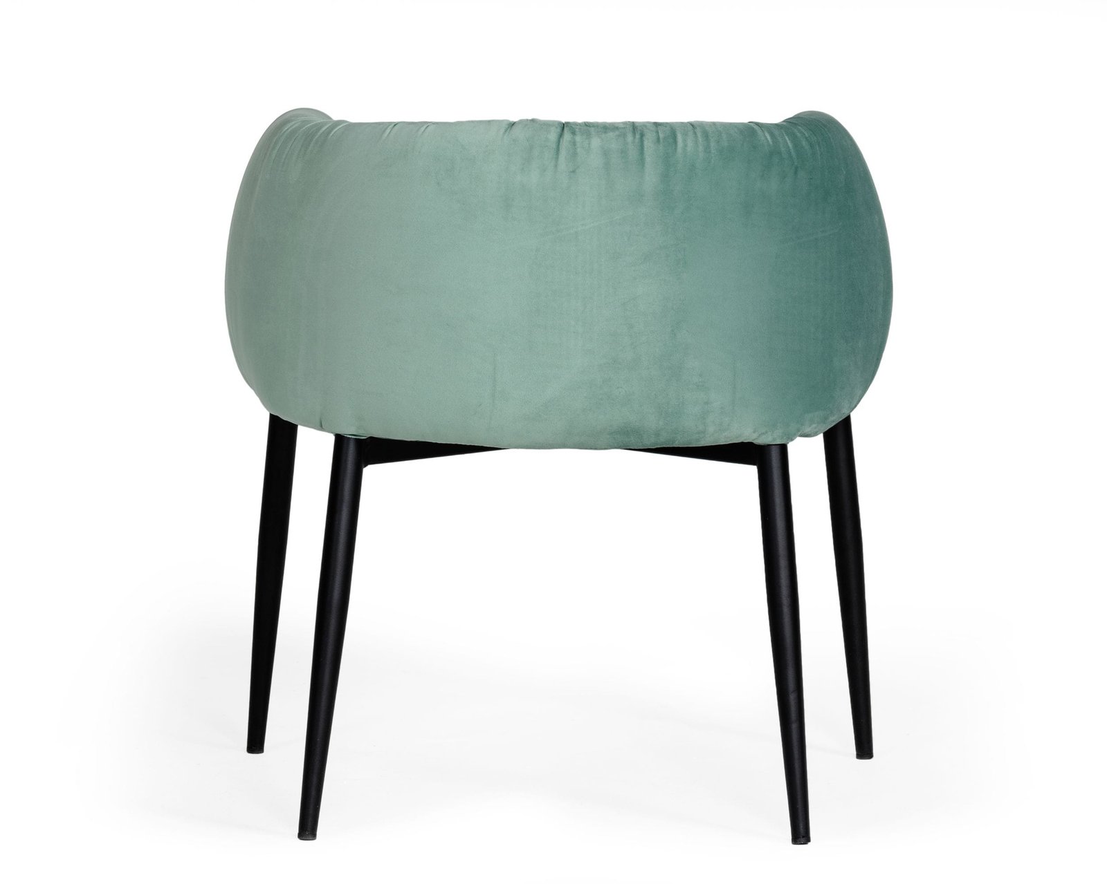 Modrest Belcaro - Silla de comedor moderna de tela verde claro - Image 3