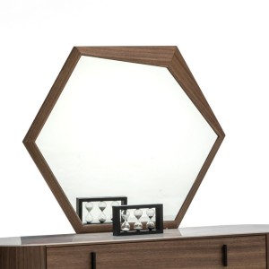 Modrest Chelton - Espejo moderno de nogal