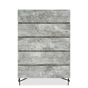 Nova Domus Aria - Cómoda italiana moderna multicolor gris con textura