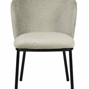 Modrest Bessie - Juego de 2 sillas de comedor modernas en color gris