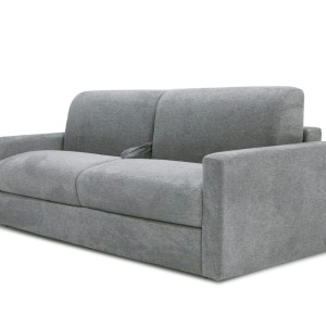 Lamod Italia Revers - Sofá cama completo de tela gris moderno italiano