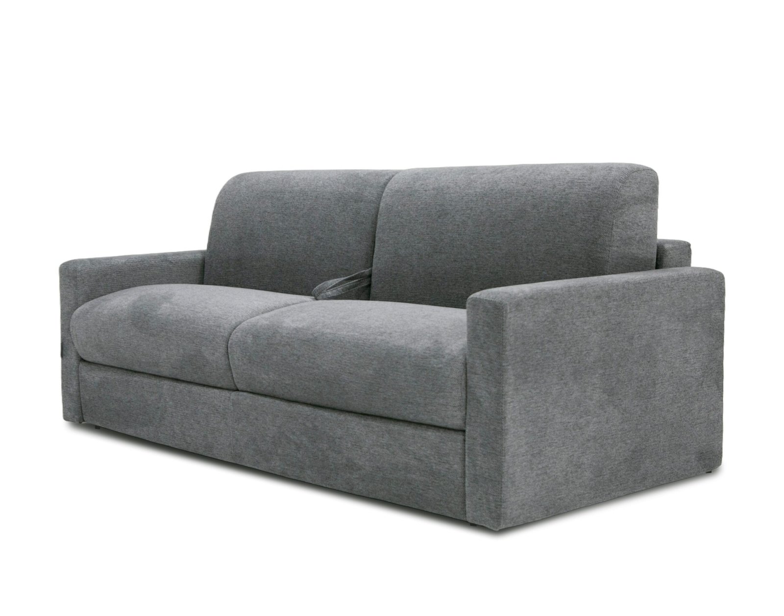 Lamod Italia Revers – Sofá cama tamaño queen de tela gris italiano moderno